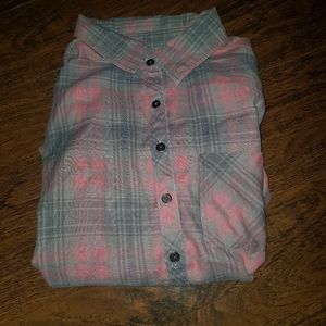 Grey and light pink squared long sleeve